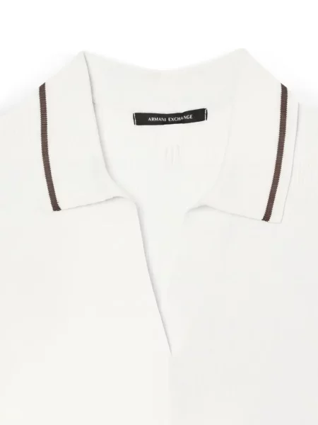 Polokošeľa Armani Exchange biela