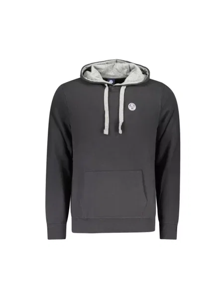 Bluza z kapturem North Sails z kapturem z długim rękawem czarna