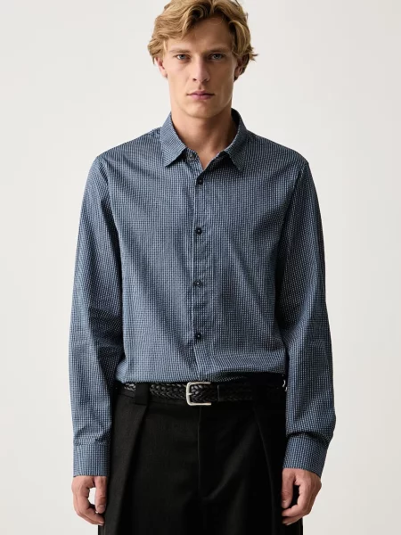Armani Exchange koszula niebieska