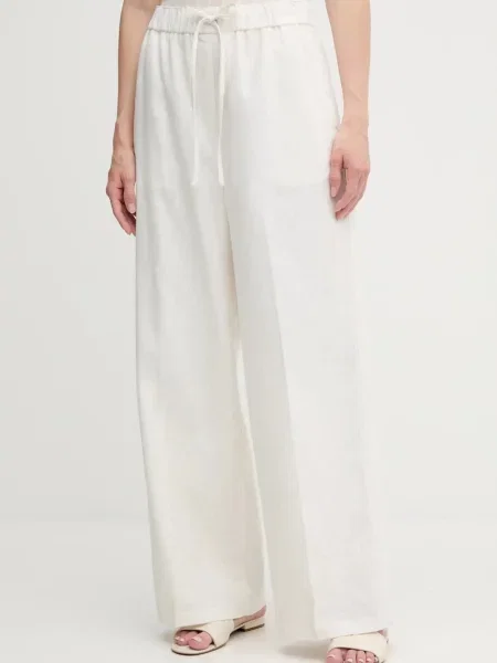 Calvin Klein pantaloni din in bej