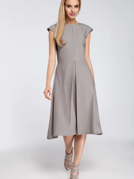 Sukienka midi Made Of Emotion szara