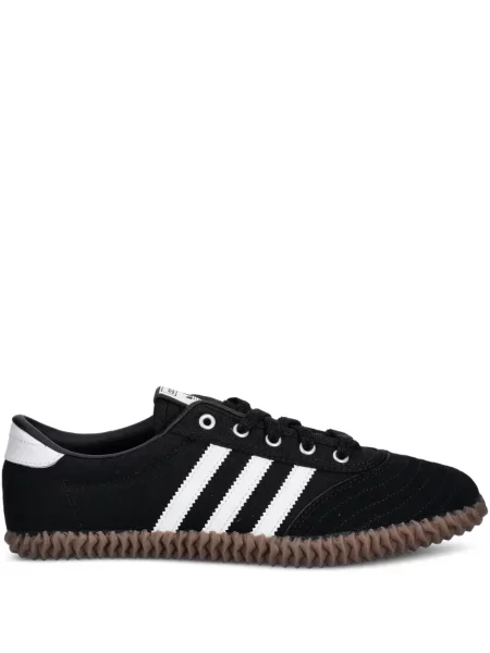 Sneakerși Adidas Predator cu broderie cu dungi din piele de căprioară albastru