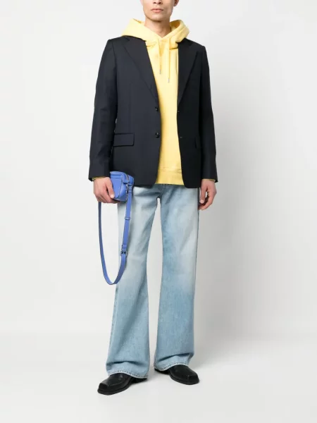 Vienakrūtis švarkas Lanvin mėlyna