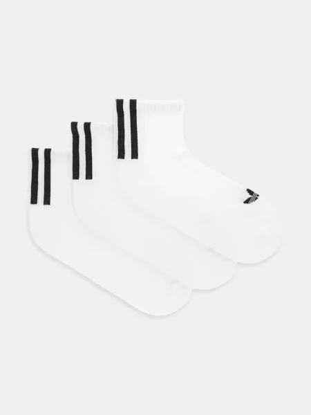 Șosete Adidas Originals cu dungi alb