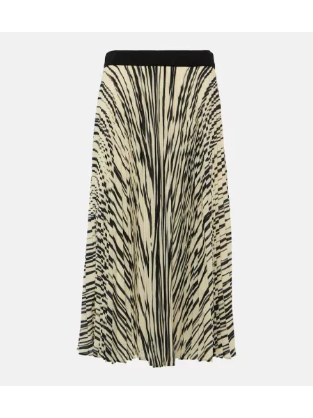 Fustă midi Proenza Schouler cu imagine până la genunchi