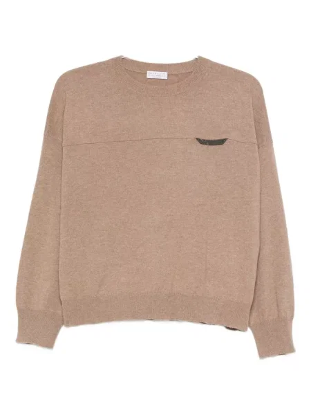 Tricou Brunello Cucinelli maro