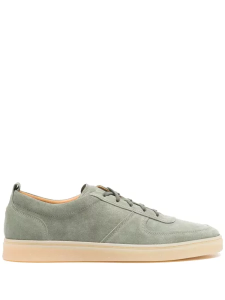 Sneakerși Henderson Baracco din piele de căprioară verde