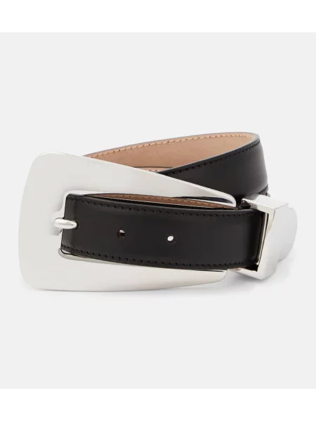 Curea Khaite din piele negru