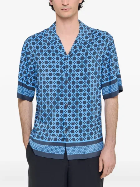 Košulja Sandro s printom plava