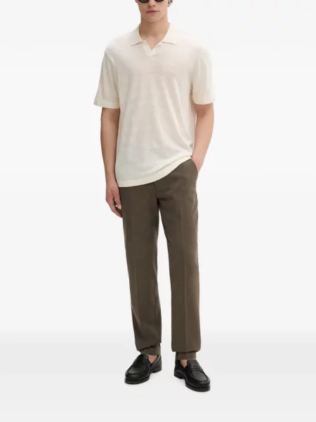 Gulerat tricou polo Les Deux cu broderie