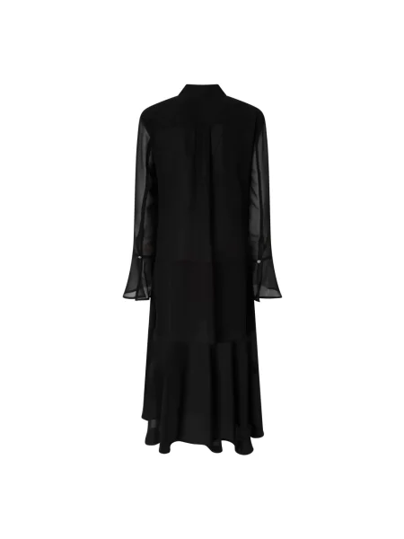 Sukienka maxi Pinko dzwony czarna