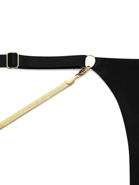 Chiloți tanga Maison Close negru