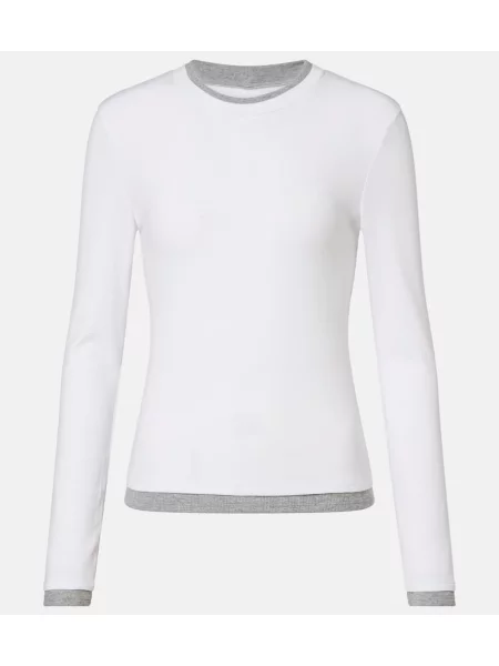 Tricou Velvet de catifea alb