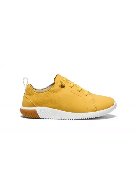 Buty juniorskie KEEN Knx Lace daffodil/ star white białe
