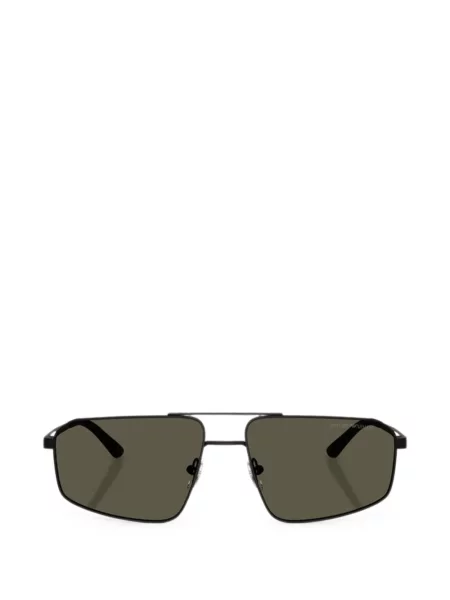 Ochelari de soare Emporio Armani cu imprimeu geometric negru