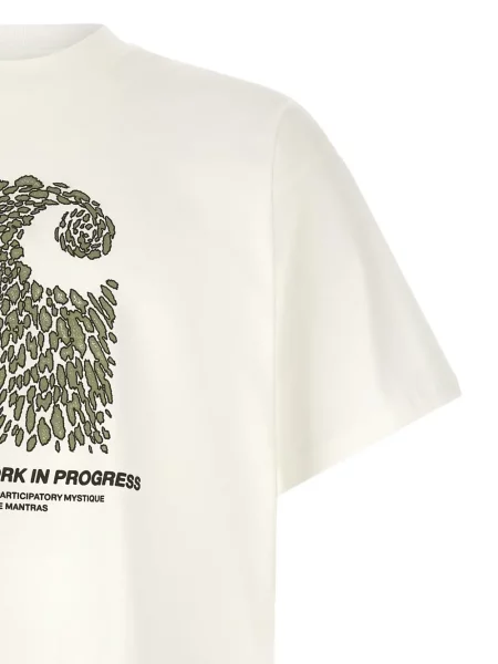 Tricou Carhartt Wip cu imagine alb