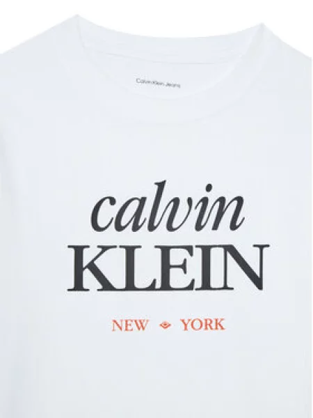 Dětské tričko Calvin Klein Jeans bílé