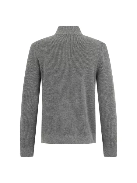 Sweter Slowear wełniany szary