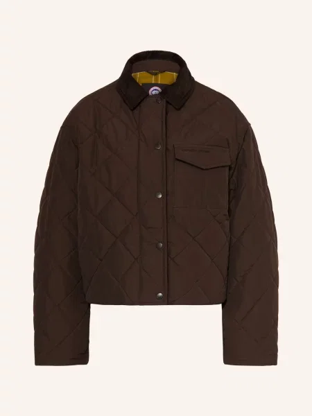 Canada Goose Prošívaná Bunda Terra tmavě hnědá