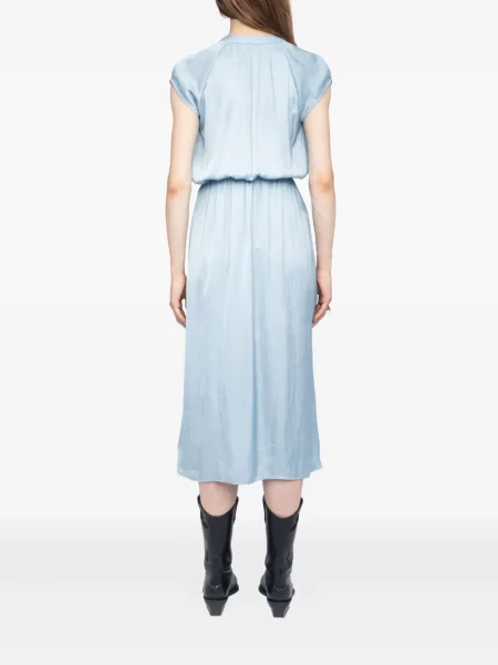 Rochie midi Zadig&voltaire până la genunchi de costum albastru