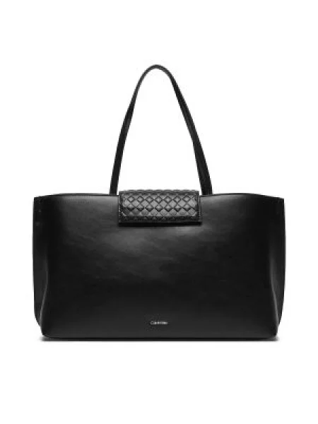 Shopper torbica Calvin Klein črna