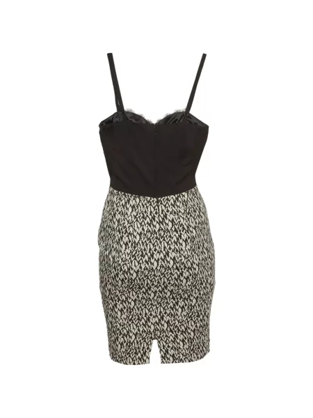 Rochie mini Elisabetta Franchi cu imagine cu imprimeu abstract negru