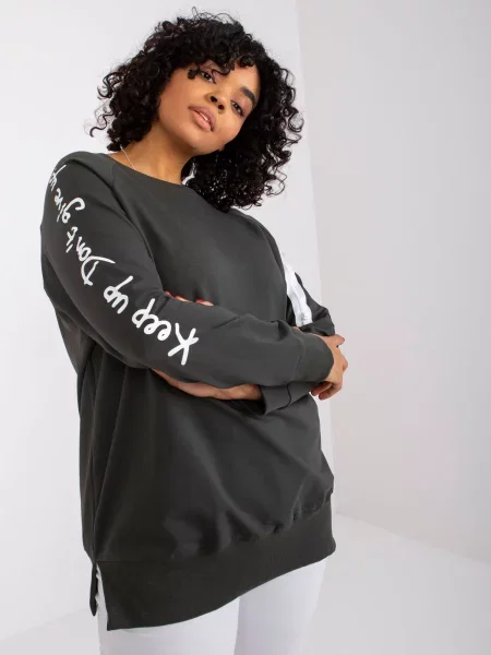 Tunică Fashionhunters kaki