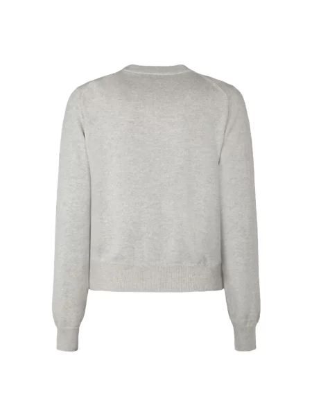 Kardigan Maison Kitsune wełniany szary