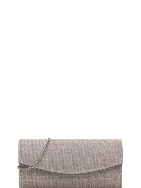 Tamaris Clutch Amalia / argintiu / argintiu gri