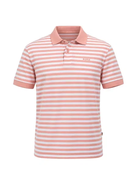 Tricou polo Boss roz