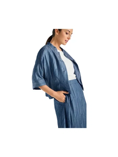 Haftowana bluzka Marie Méro niebieska