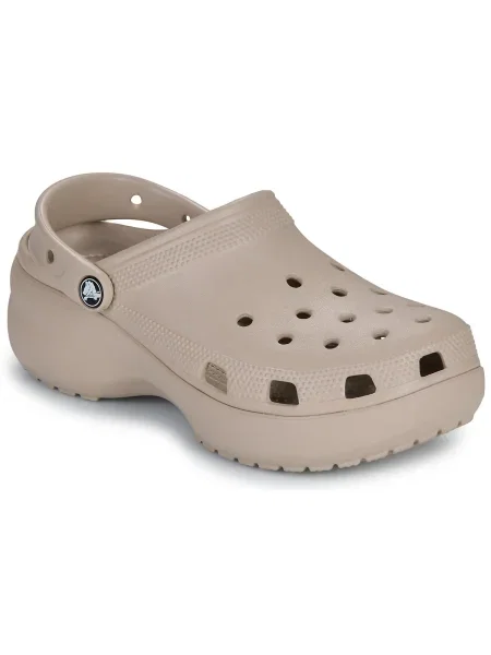 Dámske šľapky Crocs Classic Platform Clog taupe béžová