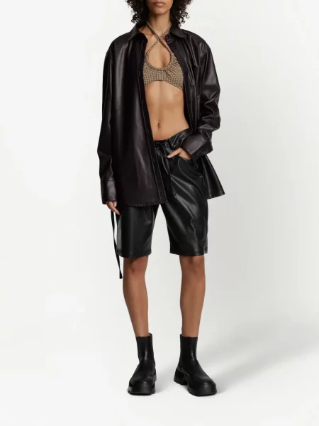 Odinė striukė Proenza Schouler White Label balta