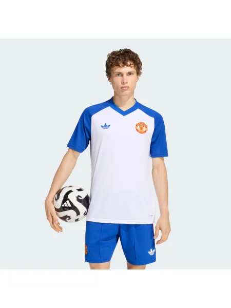 Koszulka przedmeczowa Manchester United biała