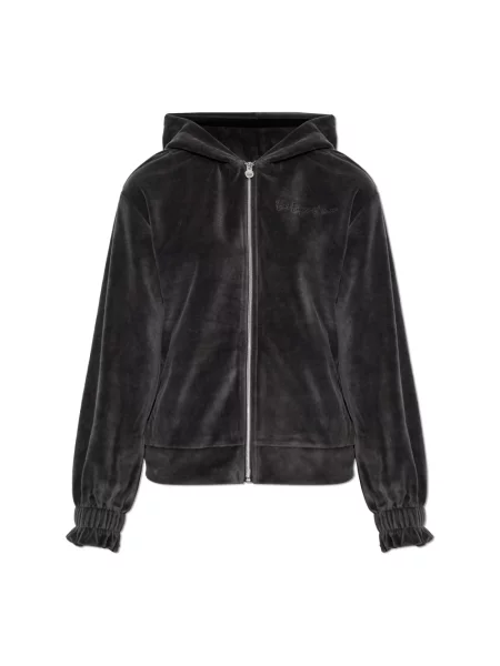Bluza z kapturem Emporio Armani Ea7 z kapturem szara