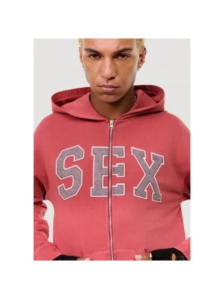 Bluza z kapturem Carne Bollente z kapturem czerwona