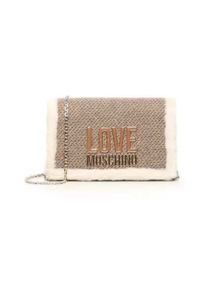 Torebka crossbody Love Moschino brązowa