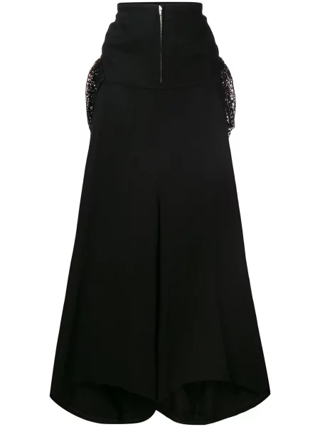 Kalhoty Yohji Yamamoto Pre-owned černé