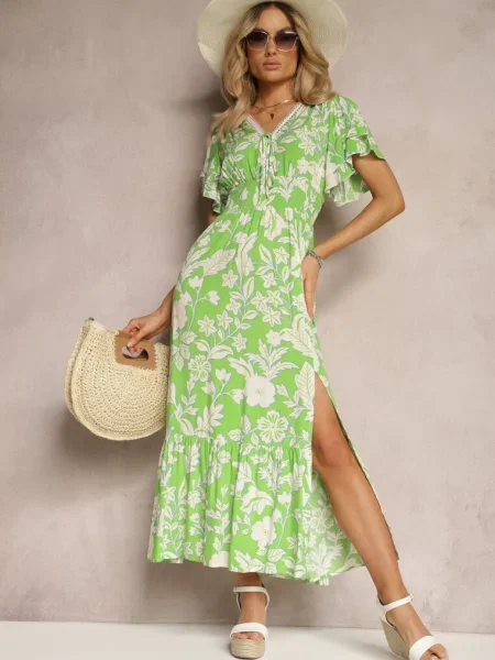 Rochie Tessam deschis verde