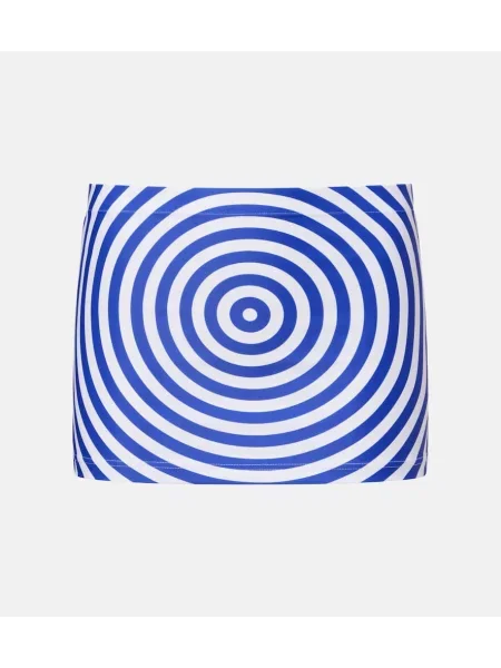 Jersey szoknya Jean Paul Gaultier nyomtatás kék