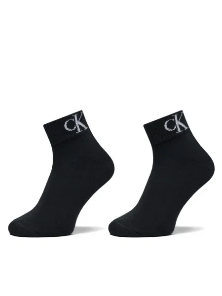 Чорапи Calvin Klein Jeans 2 чифта черно