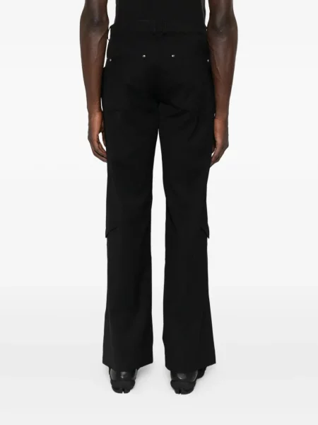 Pantaloni Kiko Kostadinov cu tepi negru