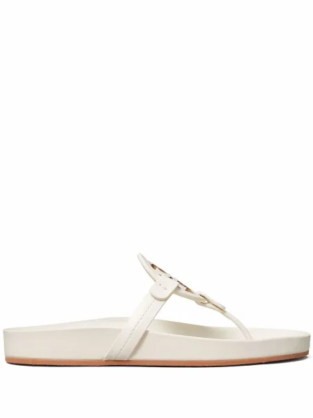 Sandale Tory Burch din piele alb