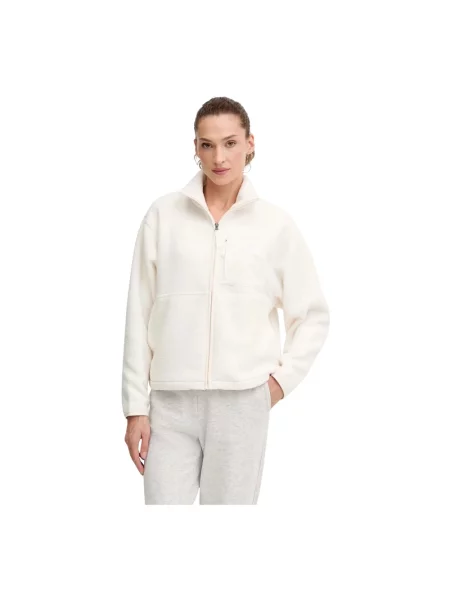 Bluza polarowa The North Face Yumiori Off Peak Full Zip white dune beżowa