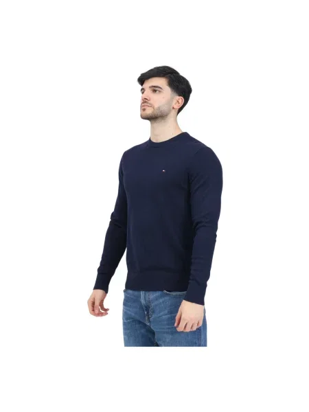 Tommy Hilfiger Sweter Granatowy niebieski
