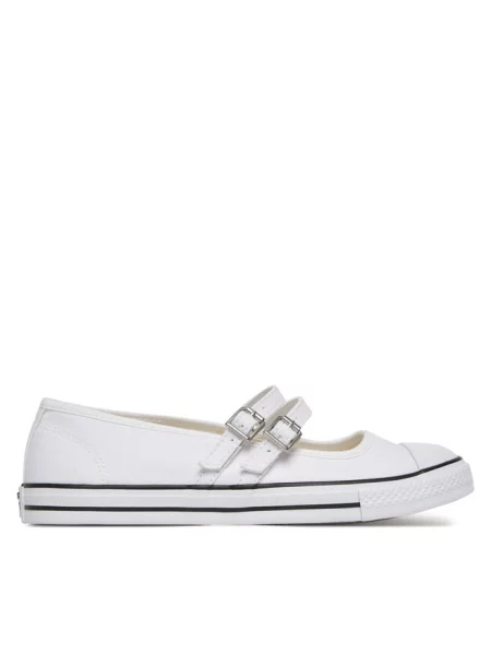 Baleriny Converse białe