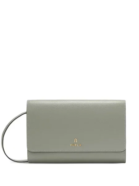 Portofel Furla din piele verde