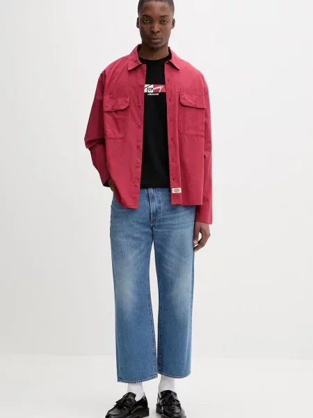 Tommy Jeans tričko pánske čierna