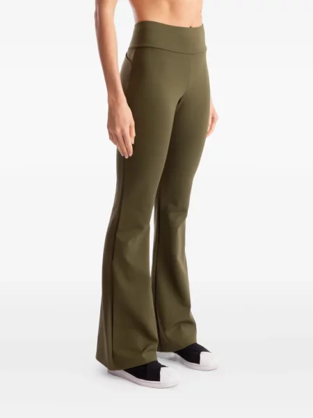 Spodnie Lygia & Nanny dzwony zielone