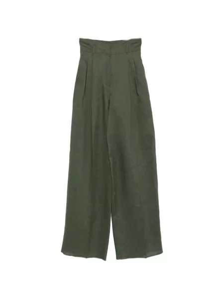 Pantaloni Max Mara plisate verde